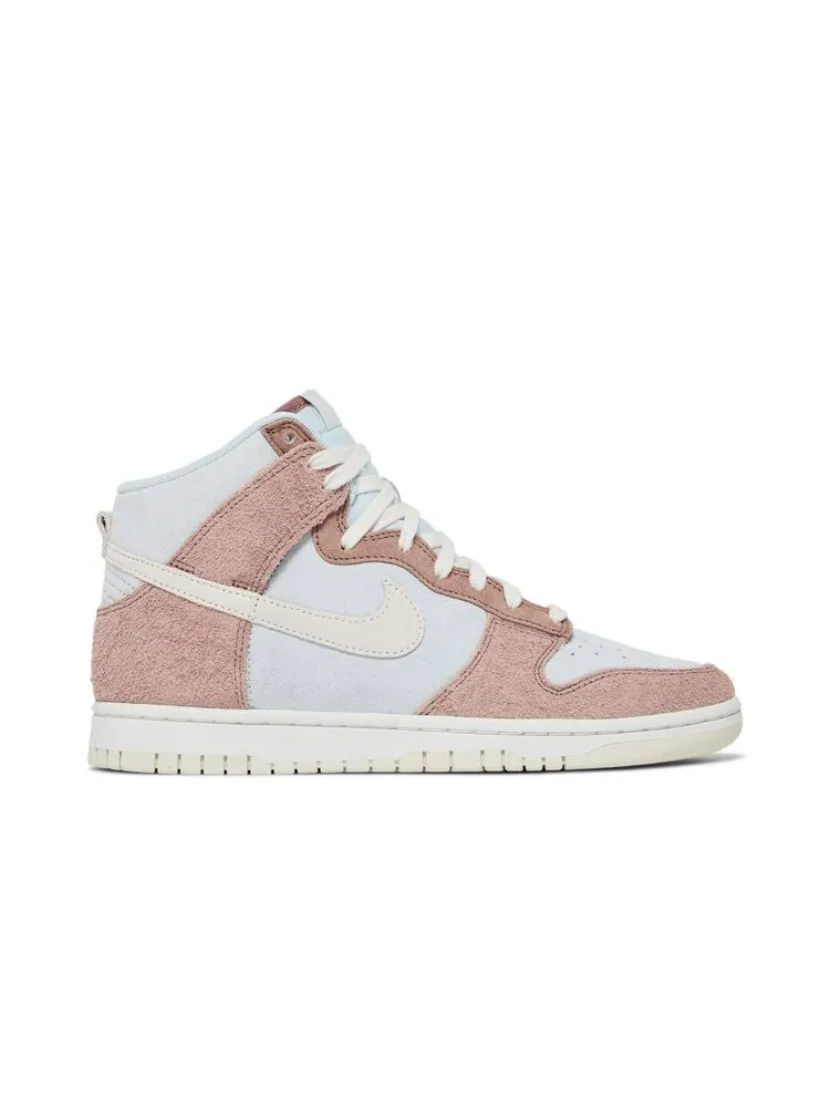 Кроссовки Nike Dunk High — изображение 1 из 4, розовый