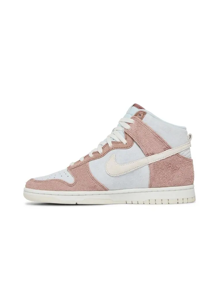 Кроссовки Nike Dunk High — изображение 3 из 4, розовый