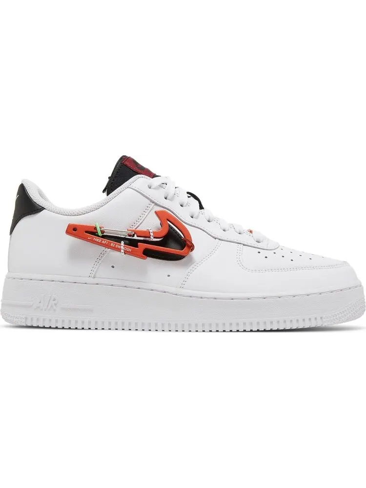 Кроссовки Nike Air Force 1 '07 Premium 'Carabiner - White Habanero Red' — изображение 1 из 8, белый