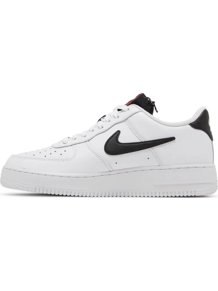 Кроссовки Nike Air Force 1 '07 Premium 'Carabiner - White Habanero Red' — изображение 3 из 8, белый