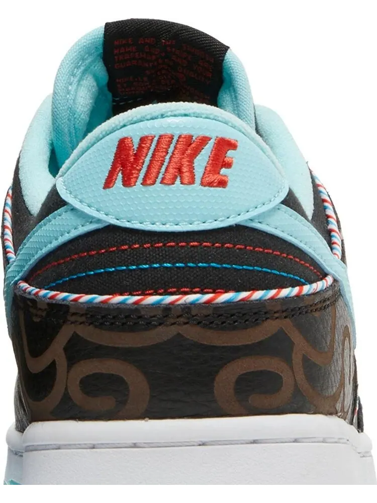 Кроссовки Nike Dunk Low SE 'Barber Shop - Black' — изображение 7 из 8, черный