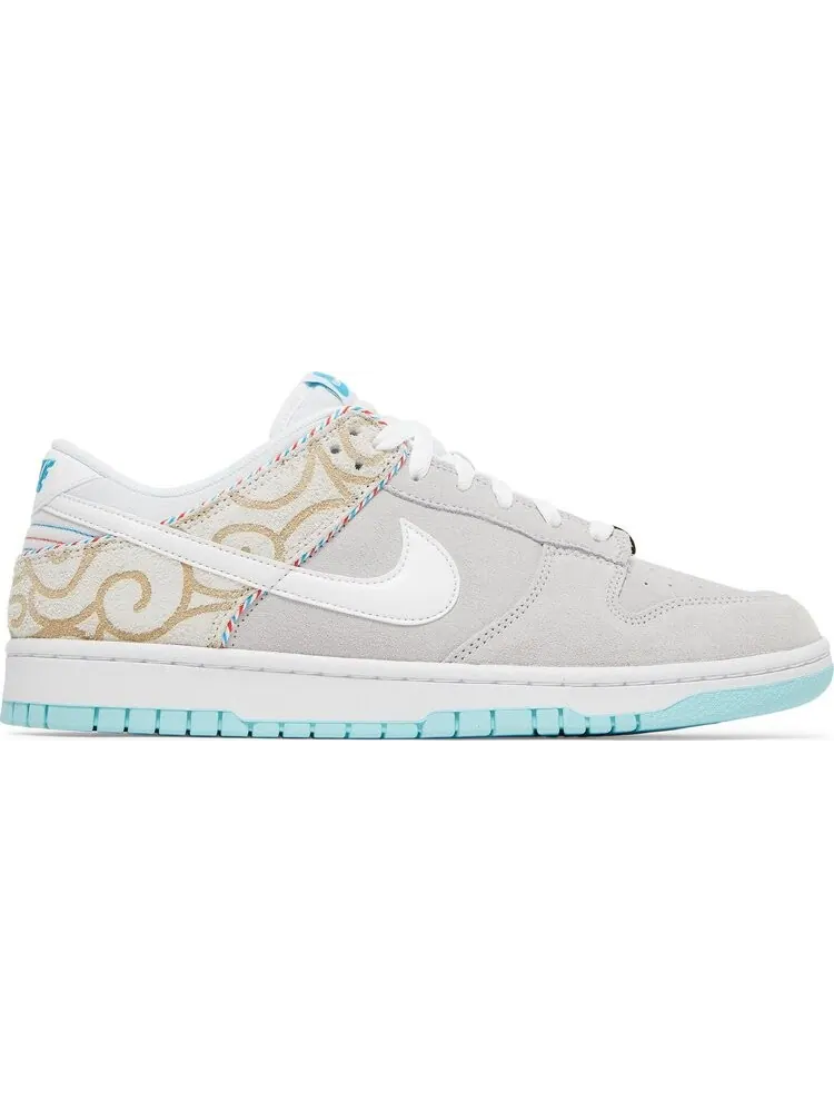 Кроссовки Nike Dunk Low SE 'Barber Shop - Grey' — изображение 1 из 8, серый