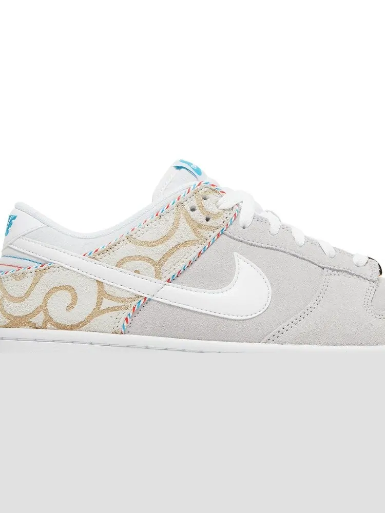Кроссовки Nike Dunk Low SE 'Barber Shop - Grey' — изображение 2 из 8, серый