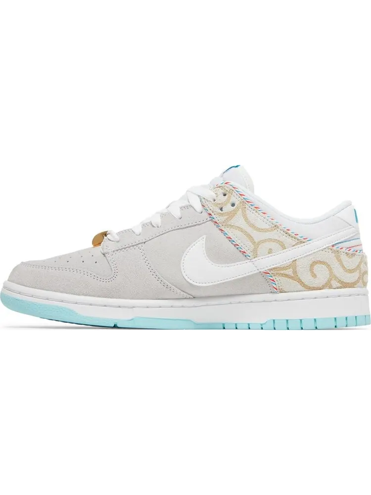 Кроссовки Nike Dunk Low SE 'Barber Shop - Grey' — изображение 3 из 8, серый