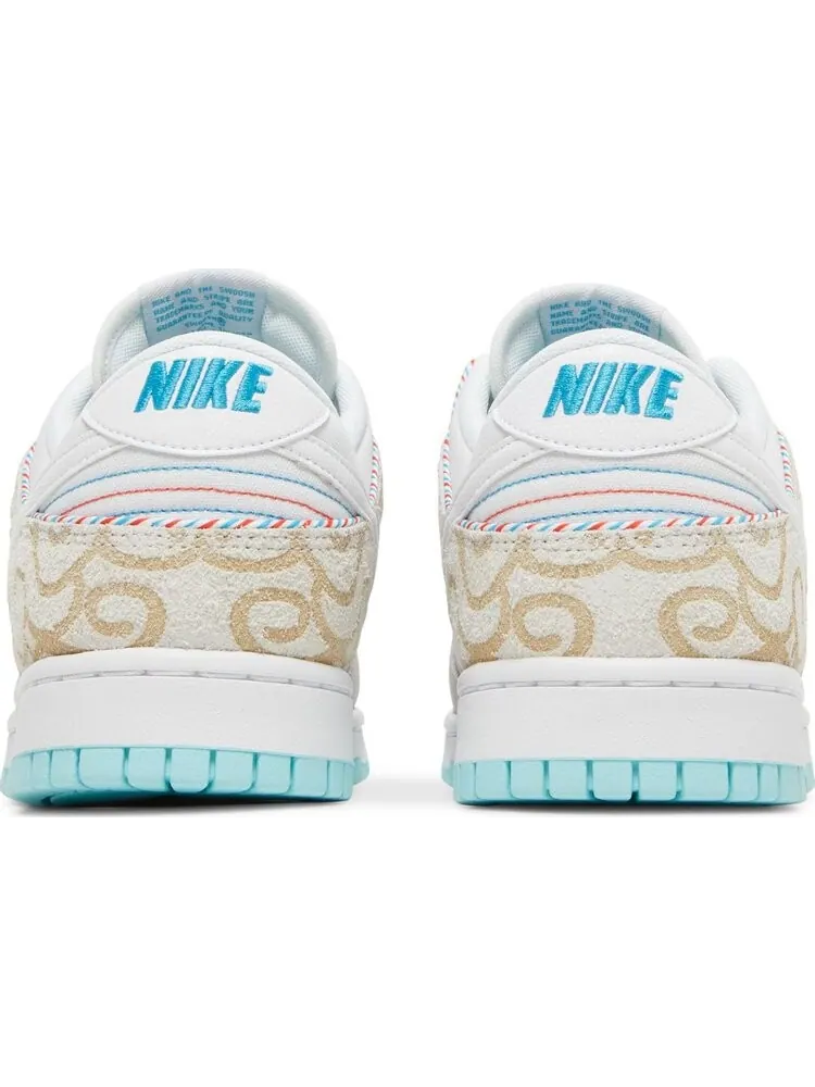 Кроссовки Nike Dunk Low SE 'Barber Shop - Grey' — изображение 6 из 8, серый