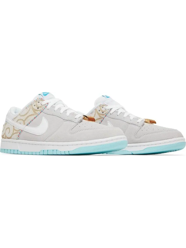 Кроссовки Nike Dunk Low SE 'Barber Shop - Grey' — изображение 8 из 8, серый