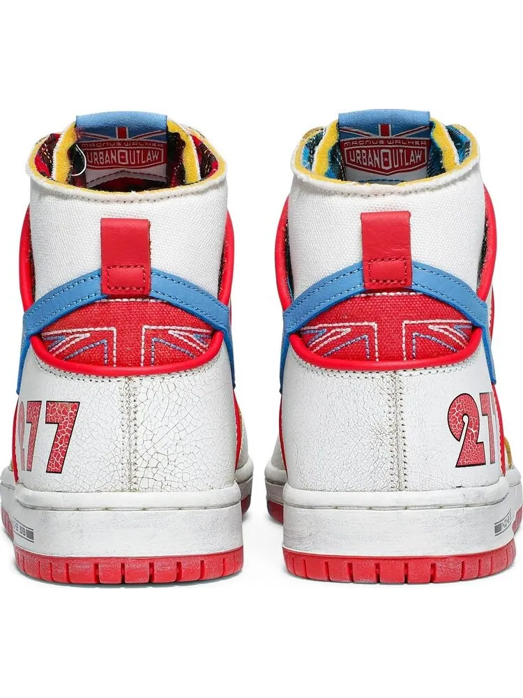 Кроссовки Nike Ishod Wair x Magnus Walker x Dunk High Pro SB 'Urban Outlaw' — изображение 6 из 10, белый