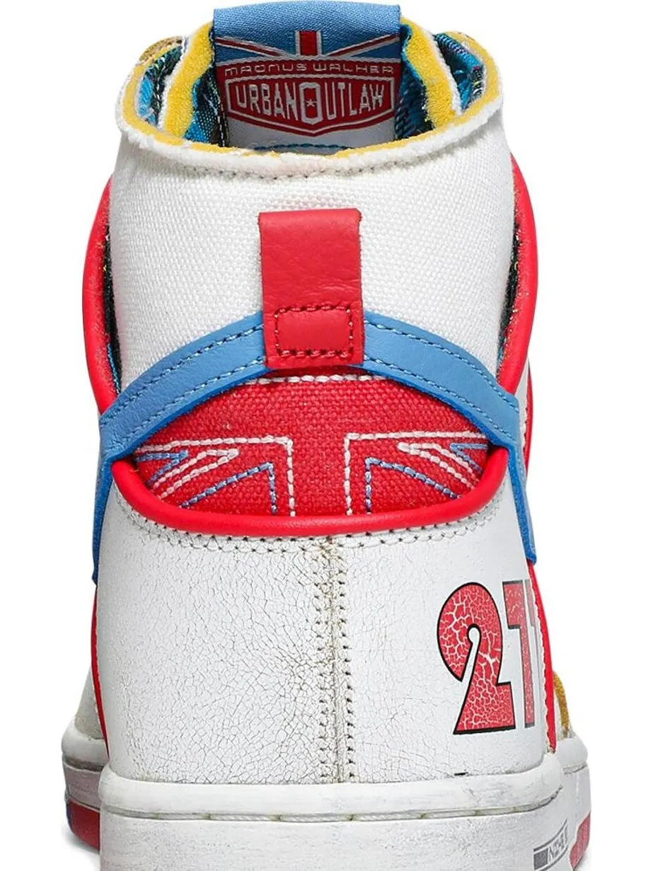 Кроссовки Nike Ishod Wair x Magnus Walker x Dunk High Pro SB 'Urban Outlaw' — изображение 7 из 10, белый