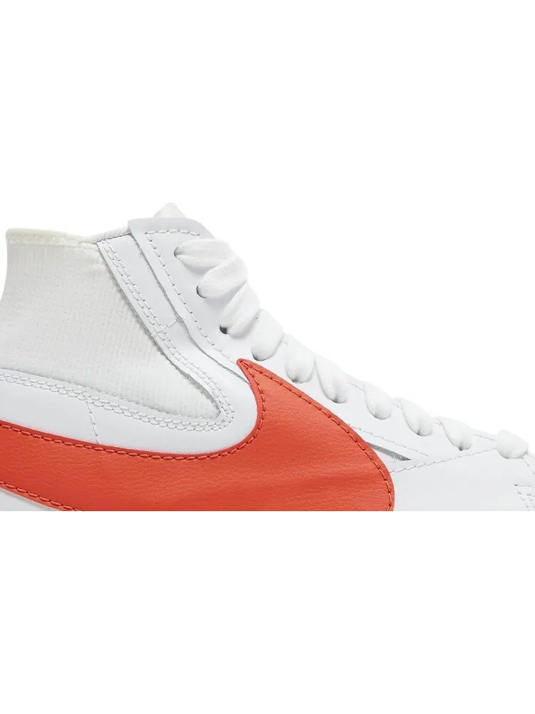 Кроссовки Nike Blazer Mid '77 Jumbo 'White Total Orange' — изображение 2 из 8, белый