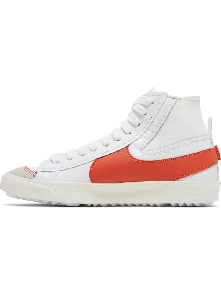 Кроссовки Nike Blazer Mid '77 Jumbo 'White Total Orange' — изображение 3 из 8, белый