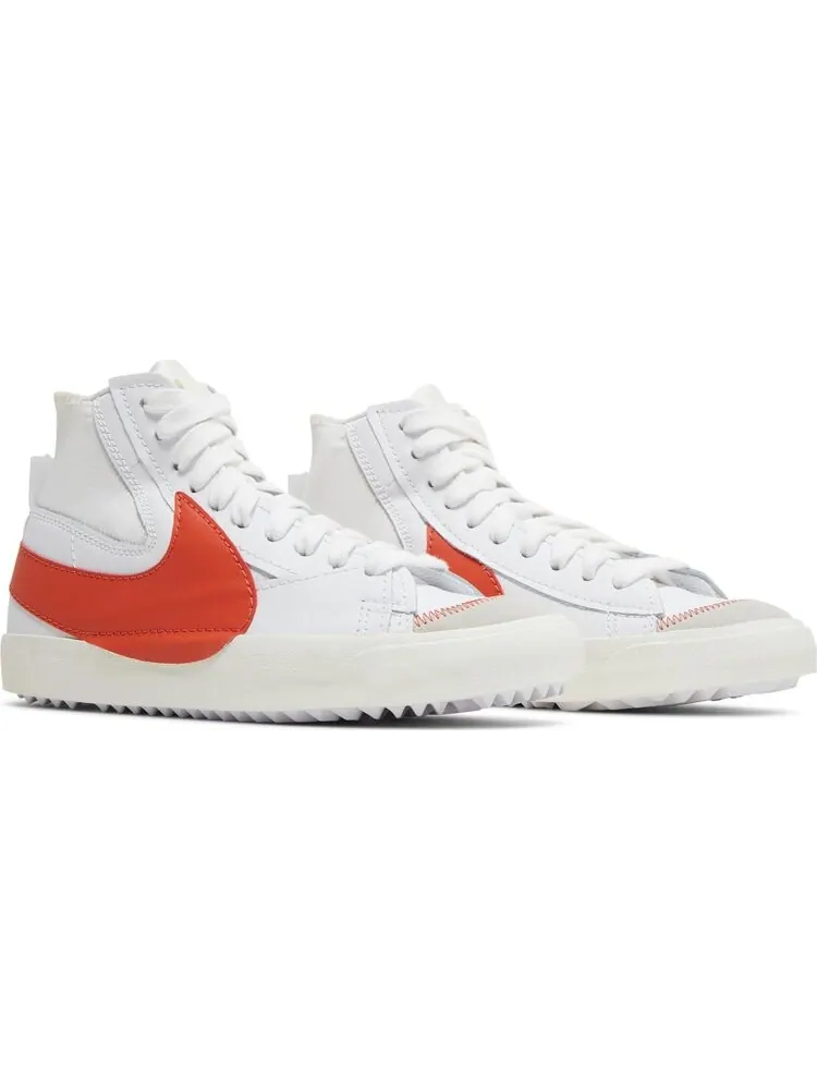 Кроссовки Nike Blazer Mid '77 Jumbo 'White Total Orange' — изображение 8 из 8, белый