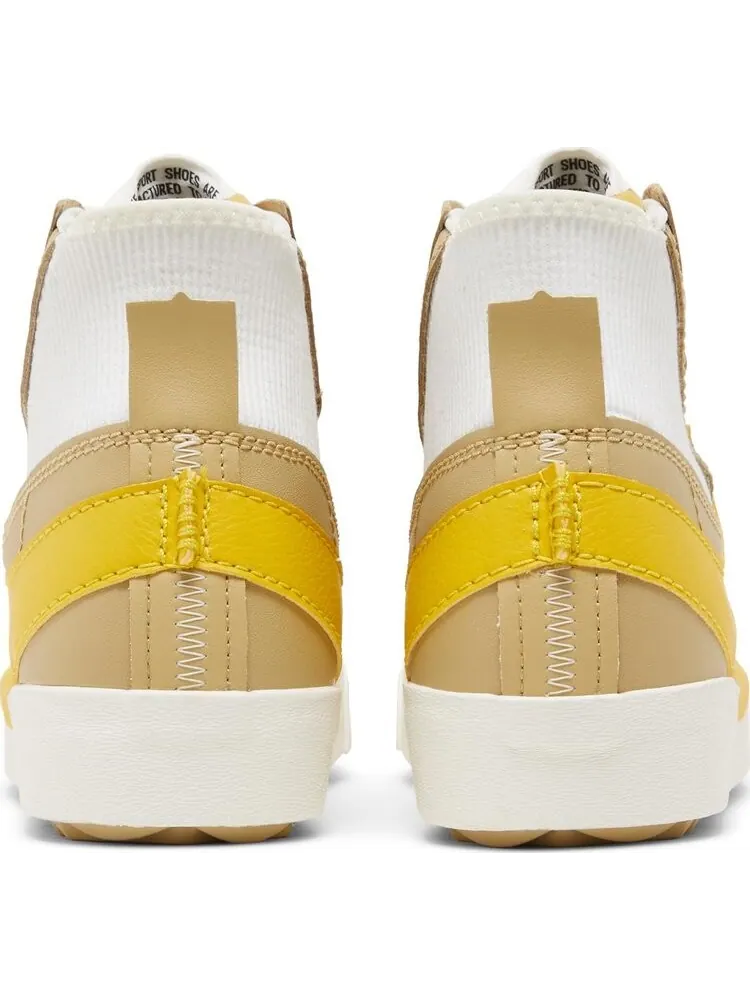 Кроссовки Nike Blazer Mid '77 Jumbo 'Wheat Grass Vivid Sulfur' — изображение 6 из 8, загар