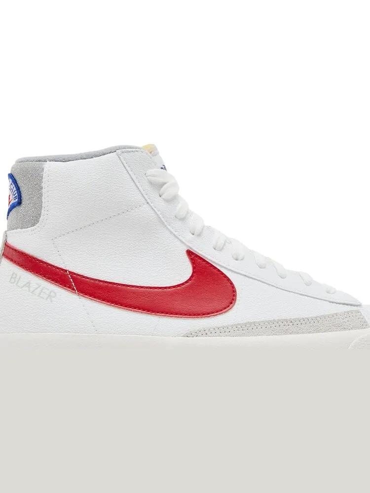 Кроссовки Nike Blazer Mid '77 'White Phantom Gym Red' — изображение 2 из 8, белый