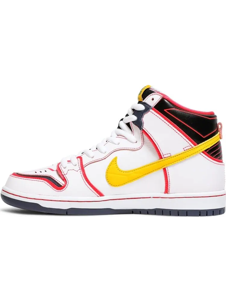 Кроссовки Nike Gundam x Dunk High SB 'Project Unicorn - RX-0' — изображение 3 из 10, белый