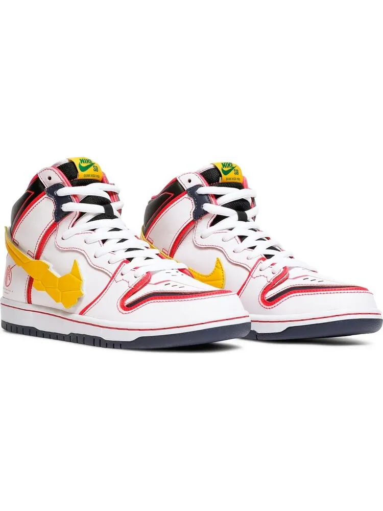 Кроссовки Nike Gundam x Dunk High SB 'Project Unicorn - RX-0' — изображение 8 из 10, белый