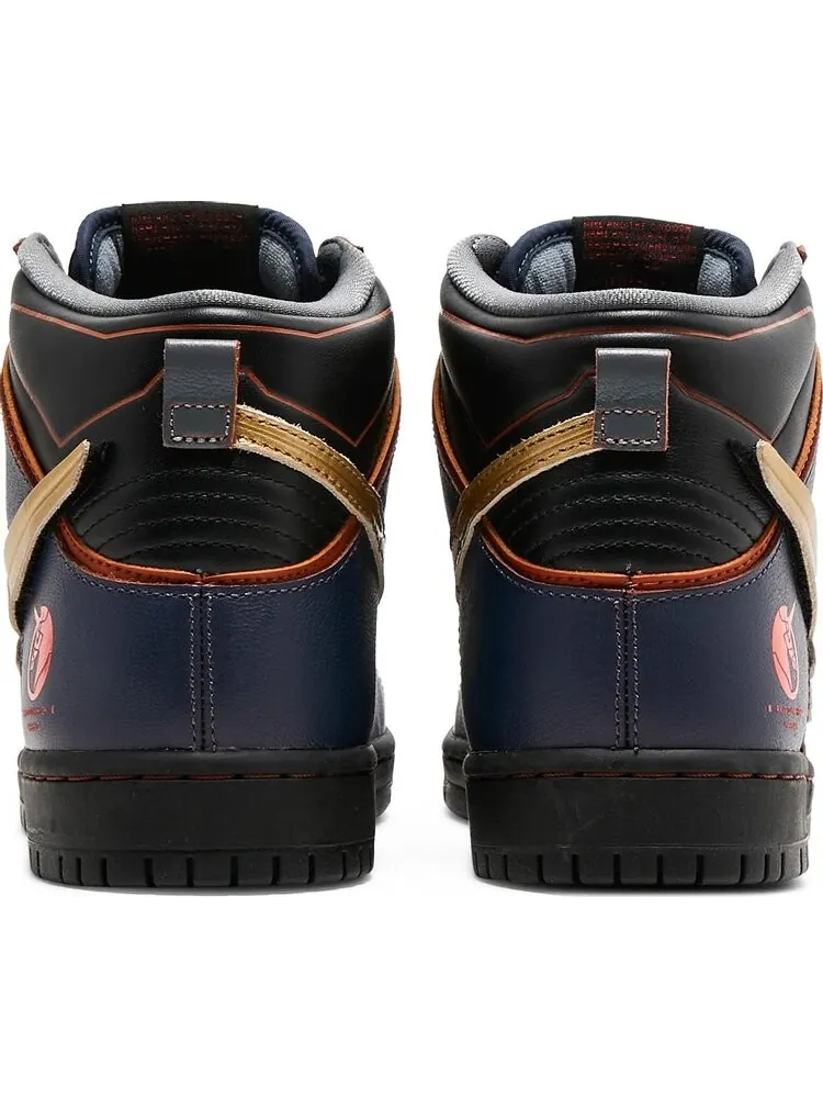 Кроссовки Nike Gundam x Dunk High SB 'Project Unicorn - Banshee Norn' — изображение 6 из 10, черный