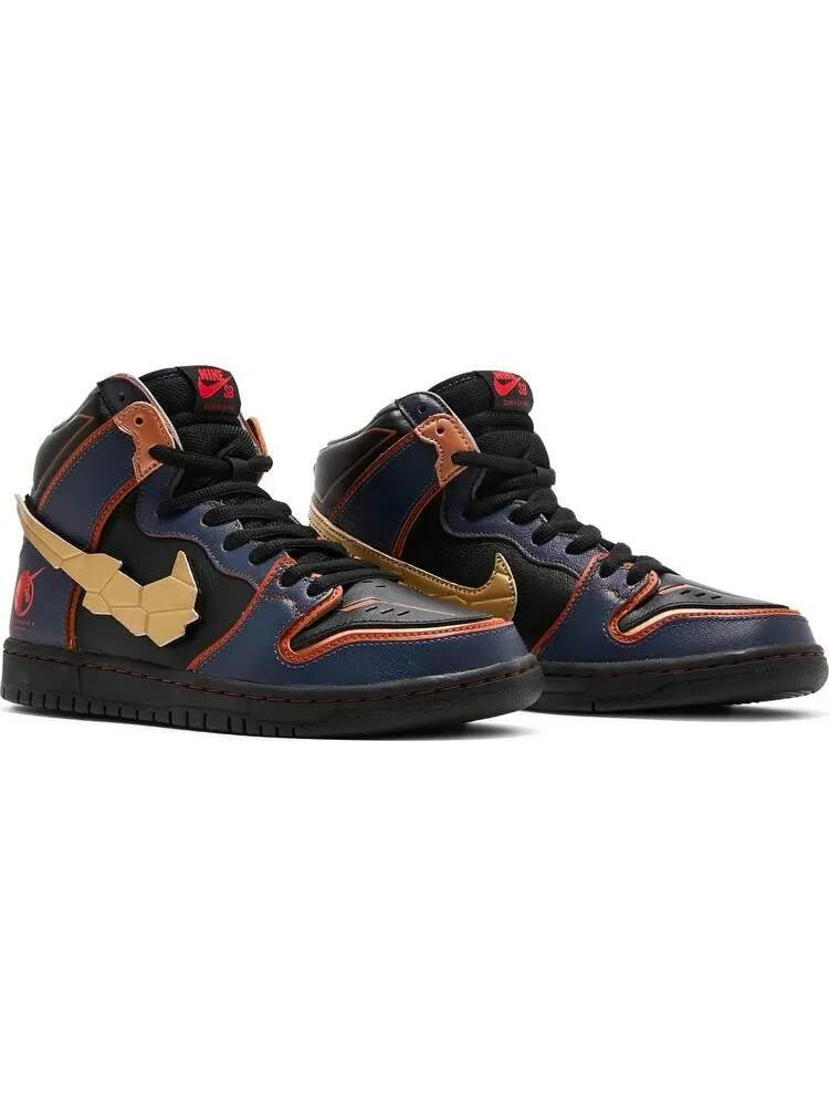 Кроссовки Nike Gundam x Dunk High SB 'Project Unicorn - Banshee Norn' — изображение 8 из 10, черный