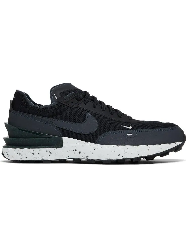 Кроссовки Nike Waffle One Crater 'Black Anthracite' — изображение 1 из 8, черный