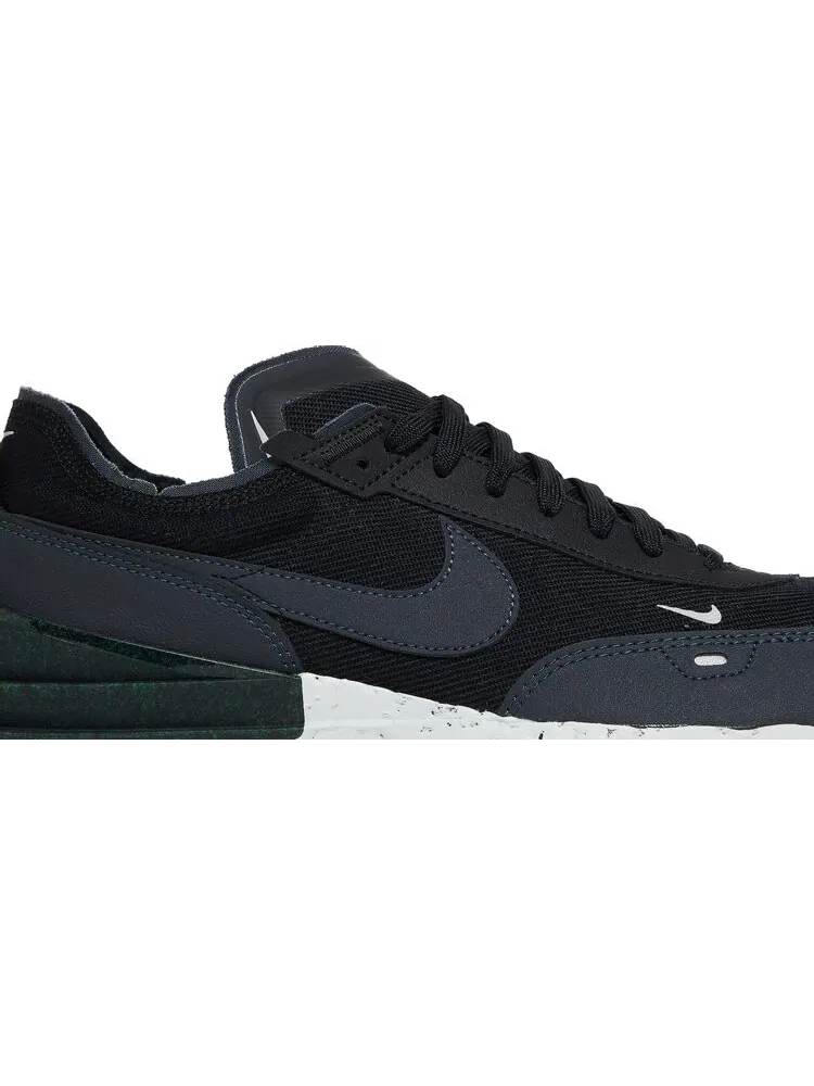 Кроссовки Nike Waffle One Crater 'Black Anthracite' — изображение 2 из 8, черный