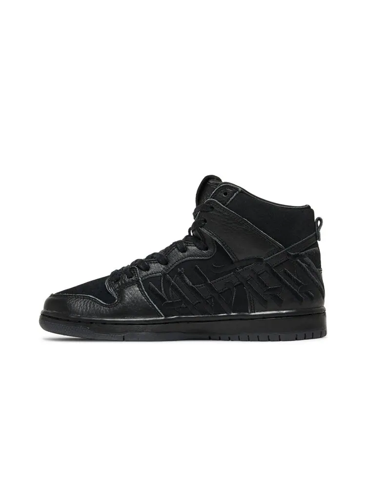 Кроссовки Nike FAUST x Dunk High SB — изображение 3 из 4, черный