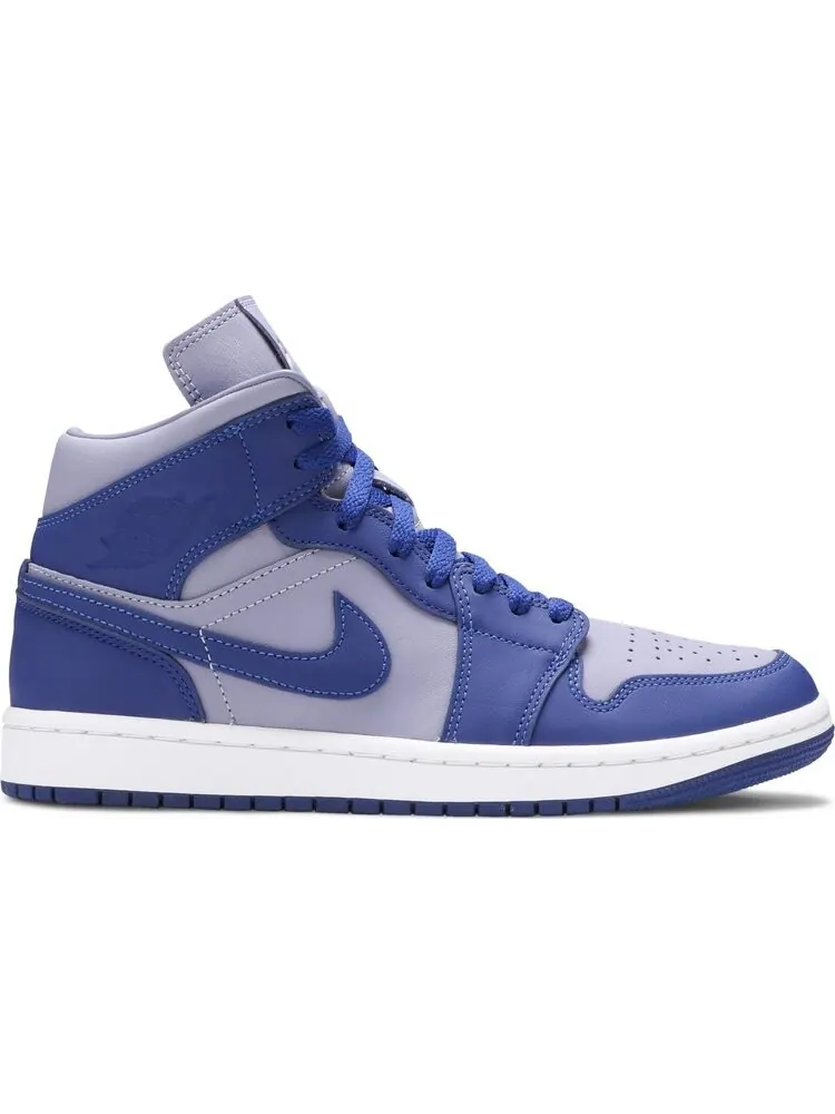 Кроссовки Wmns Air Jordan 1 Mid SE Iron Purple Deep Royal — изображение 1 из 8, фиолетовый