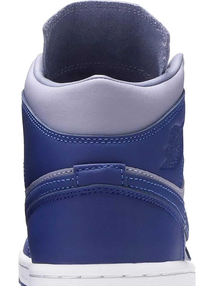 Кроссовки Wmns Air Jordan 1 Mid SE Iron Purple Deep Royal — изображение 7 из 8, фиолетовый