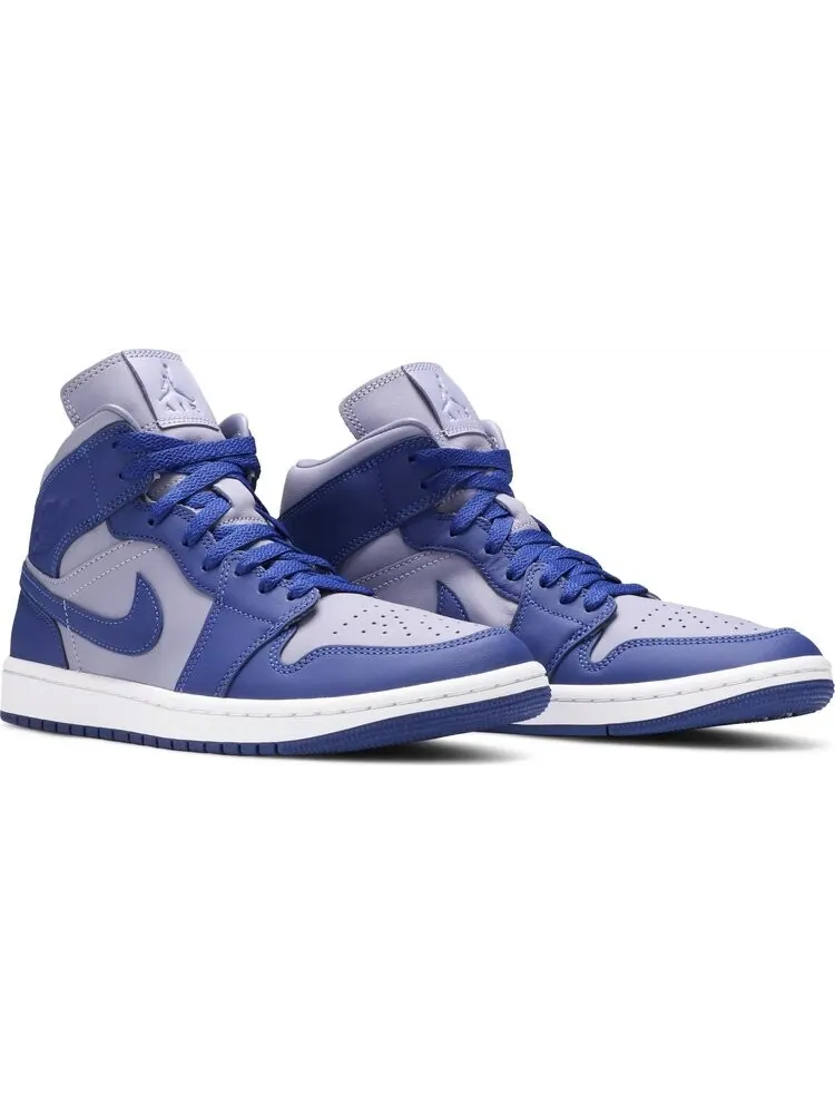 Кроссовки Wmns Air Jordan 1 Mid SE Iron Purple Deep Royal — изображение 8 из 8, фиолетовый