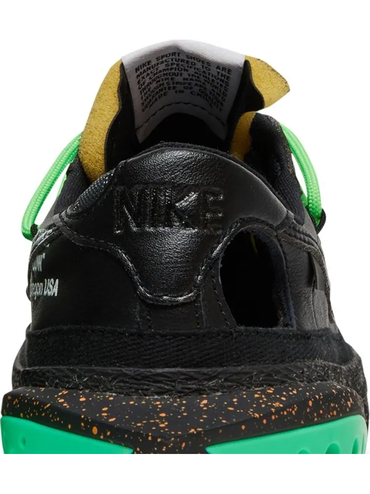 Кроссовки Nike Off-White x Blazer Low 'Black' — изображение 7 из 9, черный