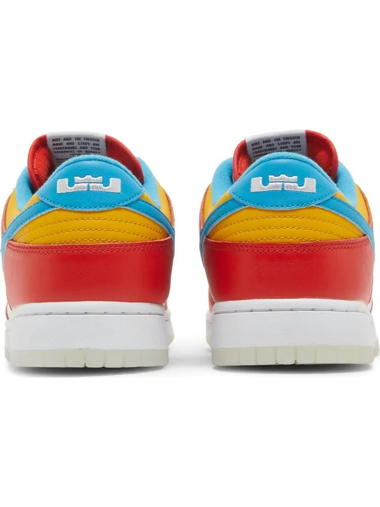 Кроссовки Nike LeBron James x Fruity Pebbles x Dunk Low — изображение 6 из 8, красный