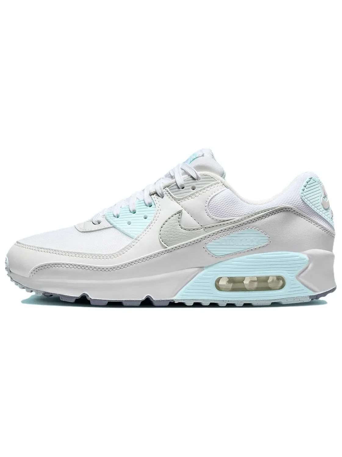 Кроссовки Nike Air Max 90 — изображение 2 из 6, белый/голубой/серый