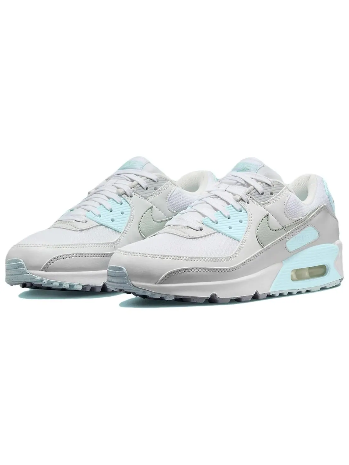 Кроссовки Nike Air Max 90 — изображение 3 из 6, белый/голубой/серый
