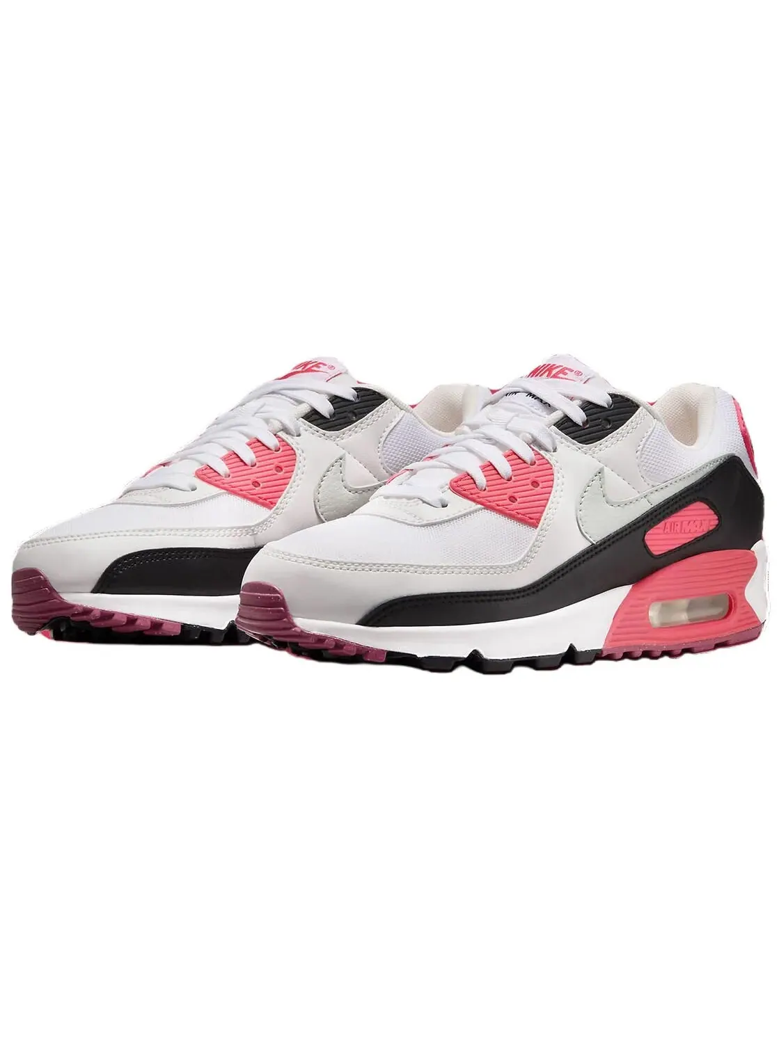 Кроссовки Nike Air Max 90 — изображение 3 из 6, белый/розовый/черный