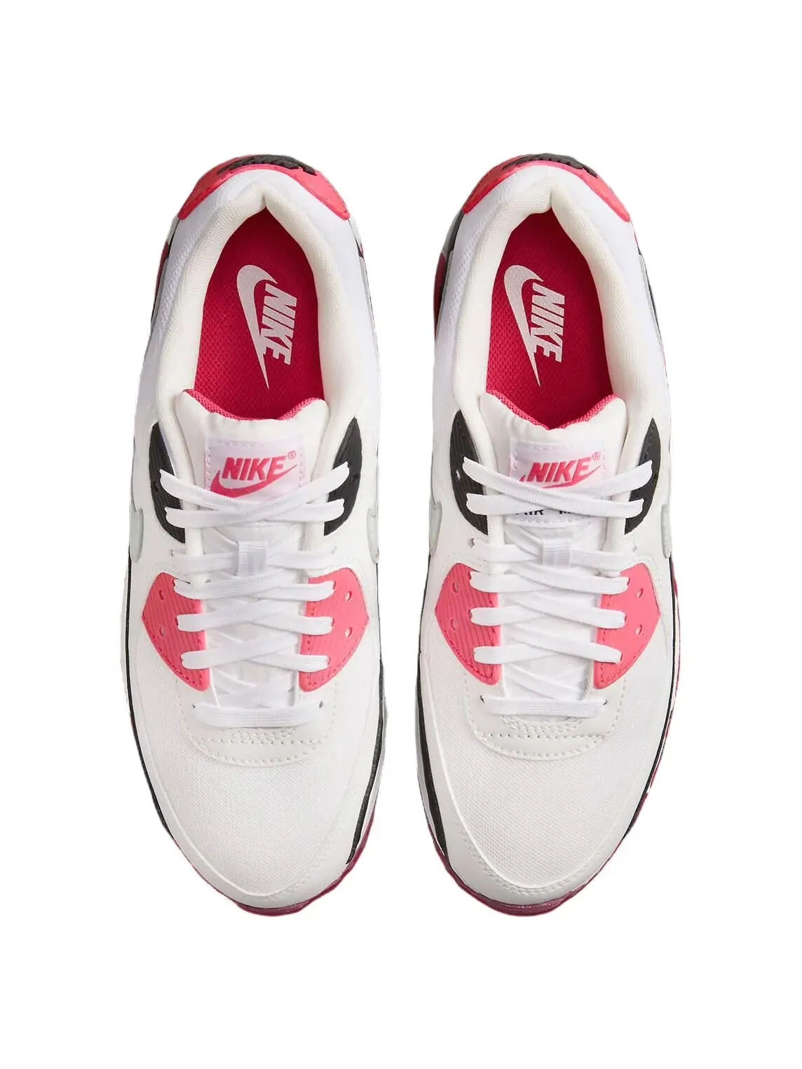 Кроссовки Nike Air Max 90 — изображение 4 из 6, белый/розовый/черный