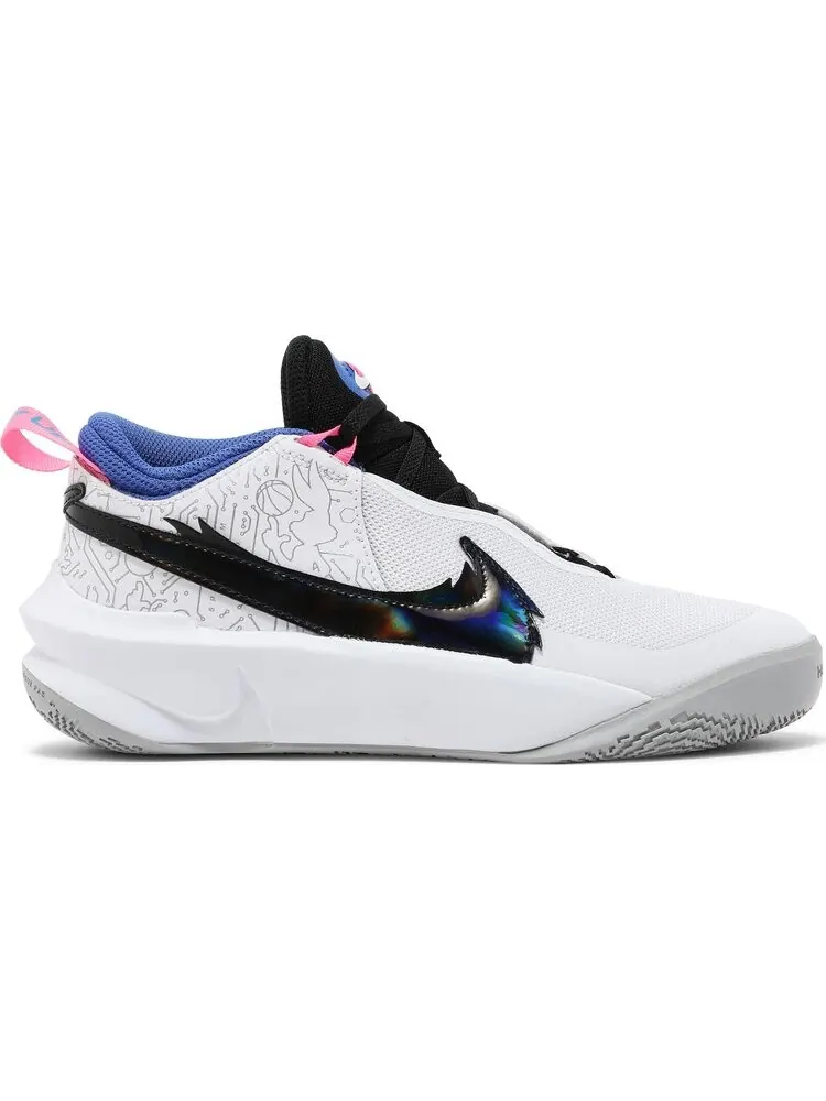 Кроссовки Nike Space Jam x Team Hustle D10 SE GS 'Computer Chip' — изображение 1 из 8, белый