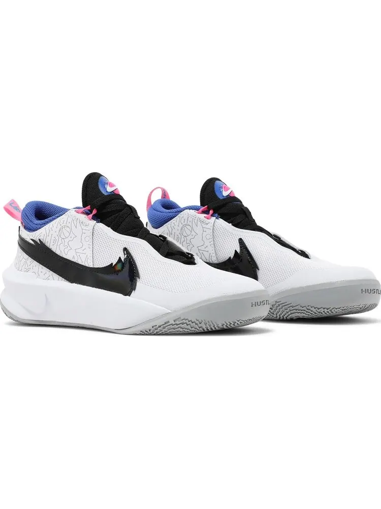 Кроссовки Nike Space Jam x Team Hustle D10 SE GS 'Computer Chip' — изображение 8 из 8, белый