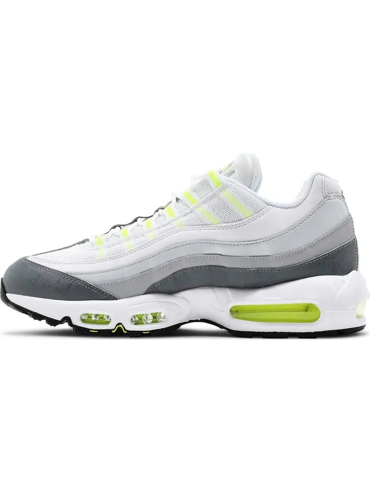 Кроссовки Nike Air Max 95 'Logos Pack - White Neon' — изображение 3 из 8, белый