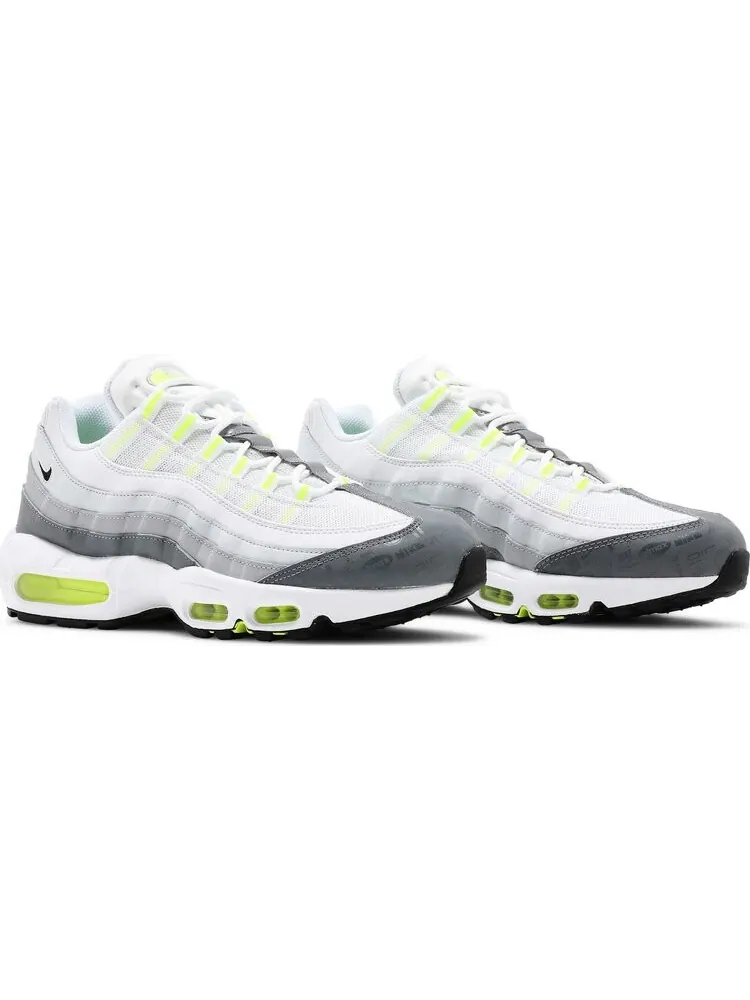 Кроссовки Nike Air Max 95 'Logos Pack - White Neon' — изображение 8 из 8, белый