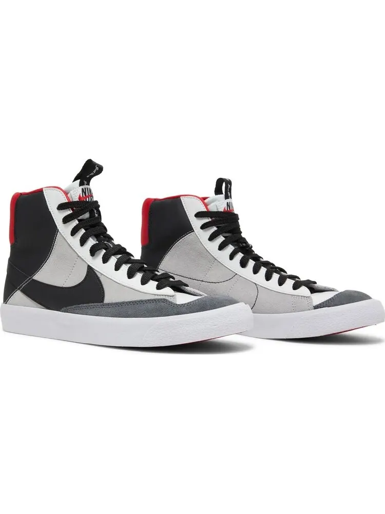 Кроссовки Nike Blazer Mid '77 SE GS 'Dance - White Black Red' — изображение 8 из 8, белый