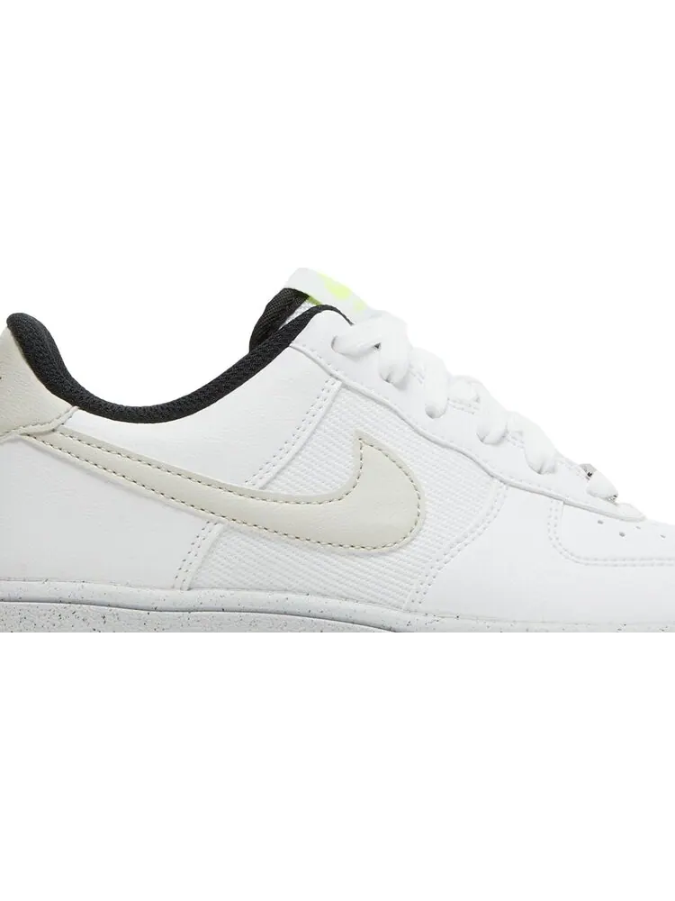 Кроссовки Nike Air Force 1 Crater Next Nature GS 'White Light Bone' — изображение 2 из 8, белый