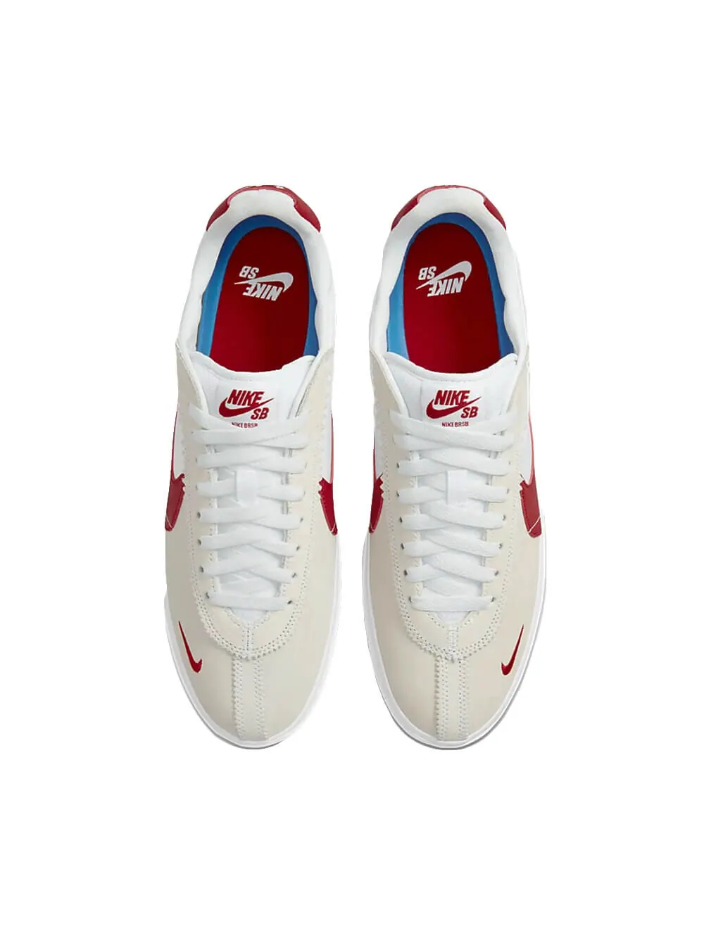 Скейтерские кеды Nike BRSB — изображение 2 из 7, красный/белый