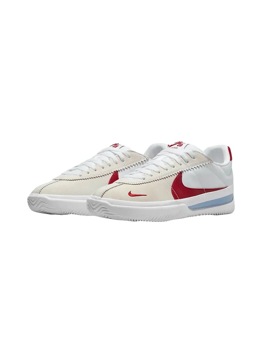 Скейтерские кеды Nike BRSB — изображение 3 из 7, красный/белый