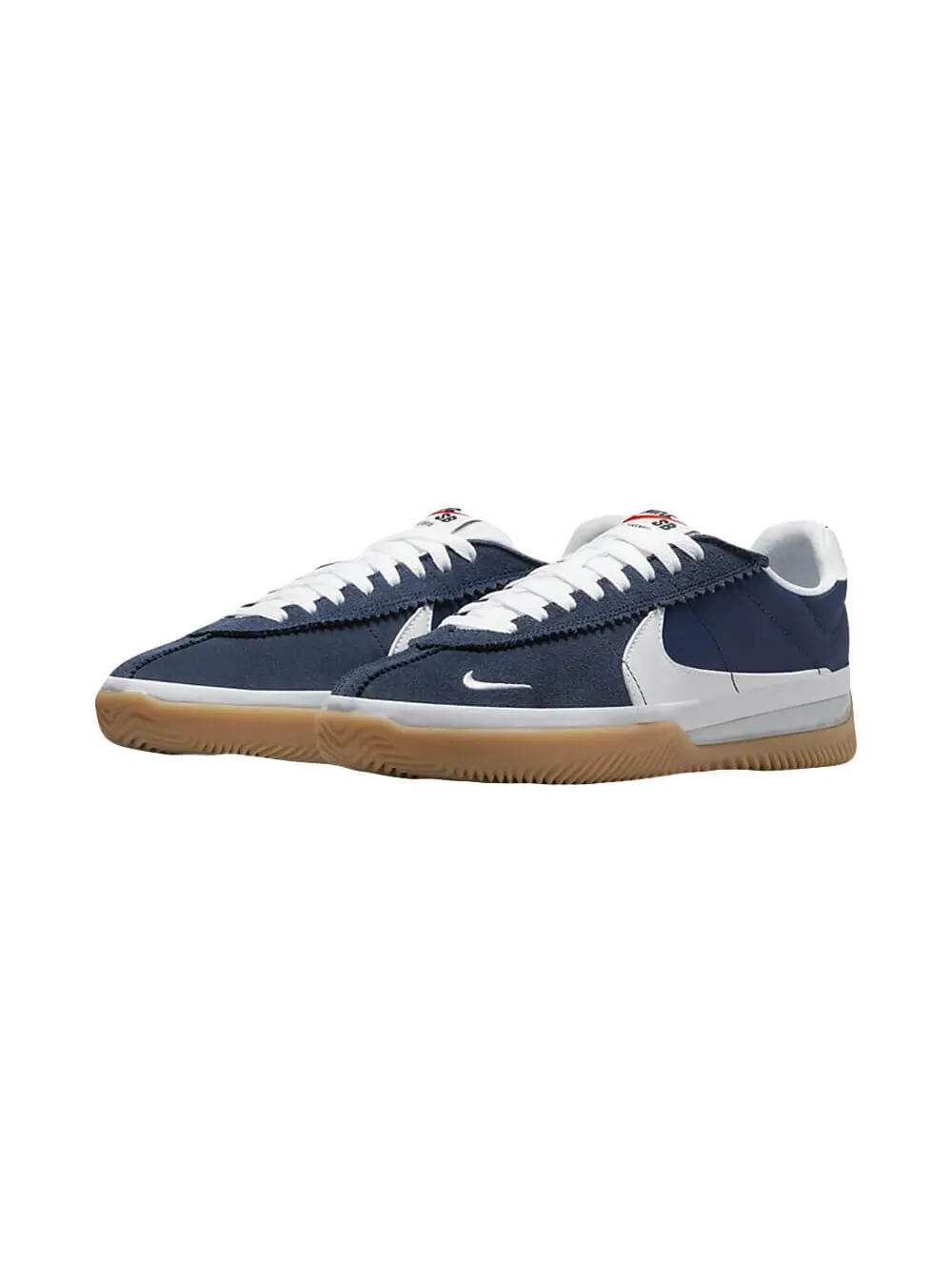Скейтерские кеды Nike BRSB — изображение 2 из 7, синий/белый