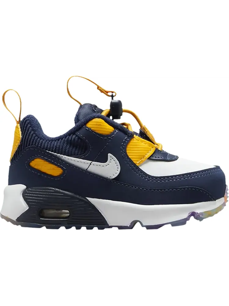 Лимитированные кроссовки Nike Air Max 90 Toggle SE TD 'Midnight Navy University Gold' — изображение 1 из 1, синий