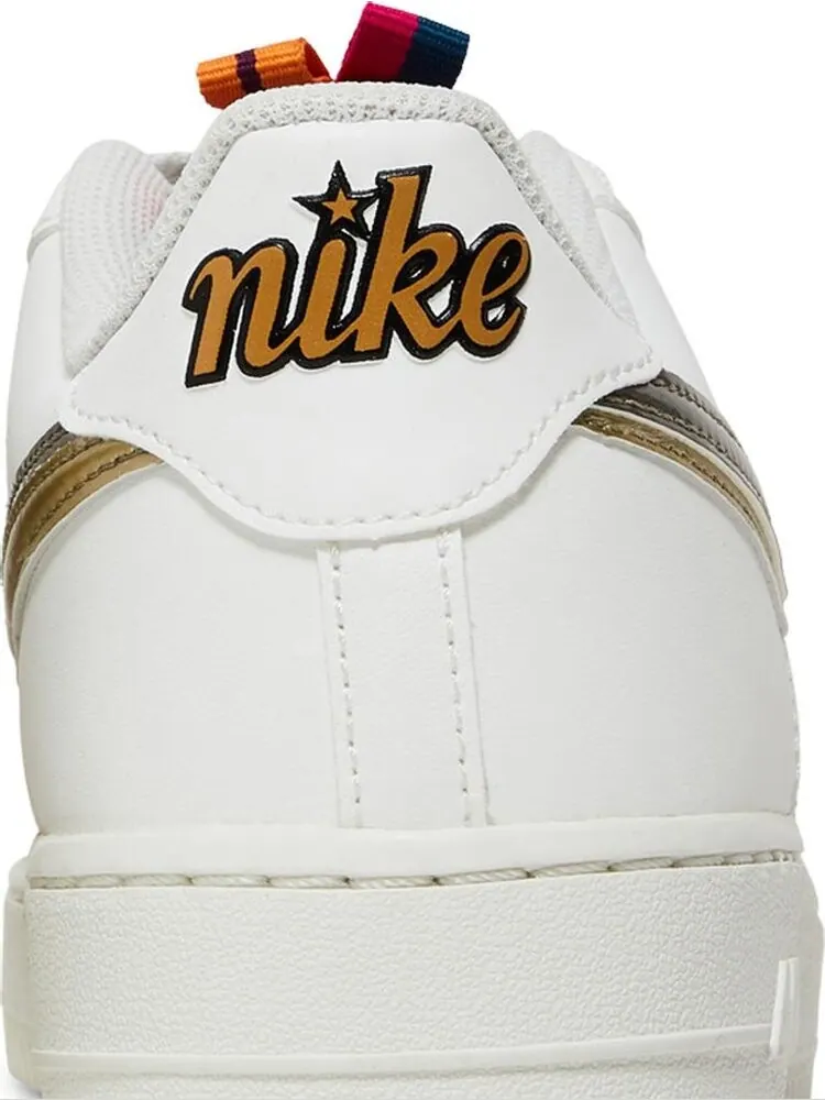 Кроссовки Nike Air Force 1 LV8 GS 'Off Noir Summit White' — изображение 7 из 8, белый