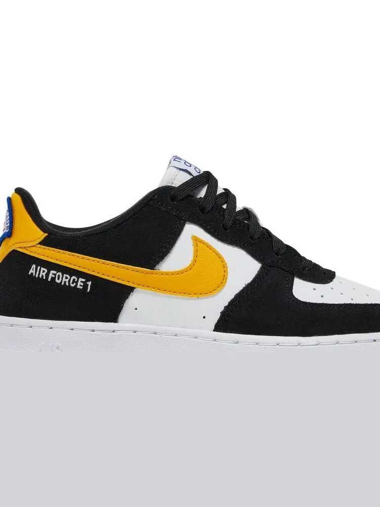 Кроссовки Nike Air Force 1 LV8 GS 'Black White Dark Sulfur' — изображение 2 из 8, черный