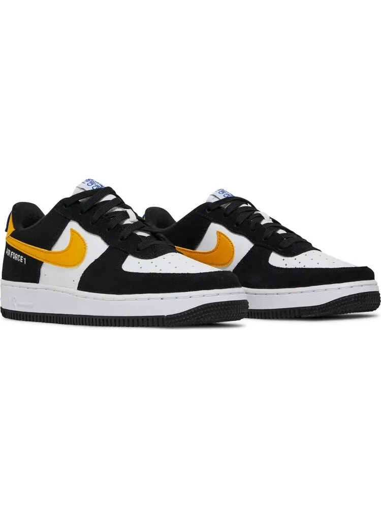 Кроссовки Nike Air Force 1 LV8 GS 'Black White Dark Sulfur' — изображение 8 из 8, черный