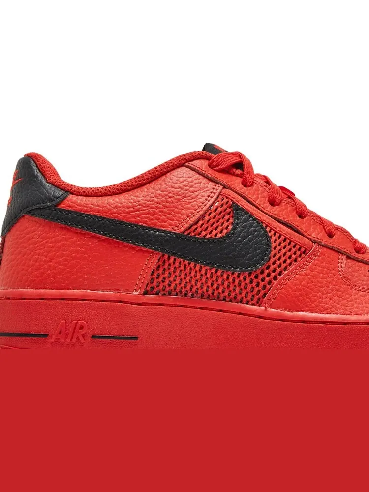 Кроссовки Nike Air Force 1 LV8 GS 'Mesh Pocket - Habanero Red' — изображение 2 из 8, красный
