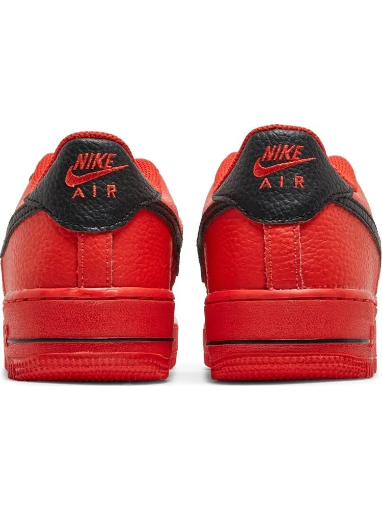 Кроссовки Nike Air Force 1 LV8 GS 'Mesh Pocket - Habanero Red' — изображение 6 из 8, красный