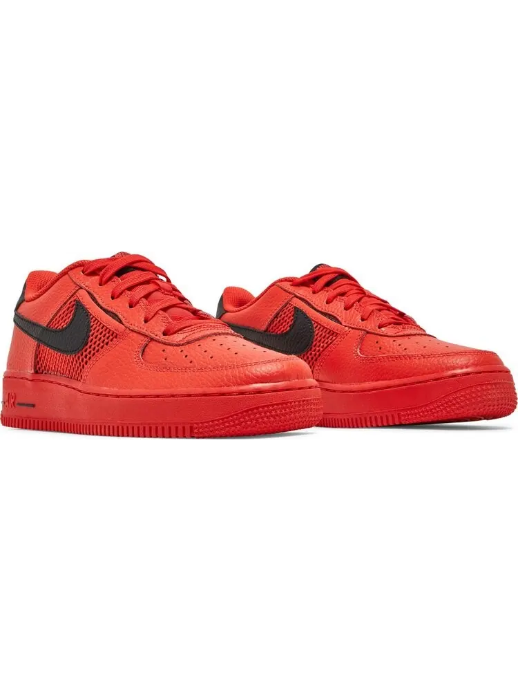 Кроссовки Nike Air Force 1 LV8 GS 'Mesh Pocket - Habanero Red' — изображение 8 из 8, красный
