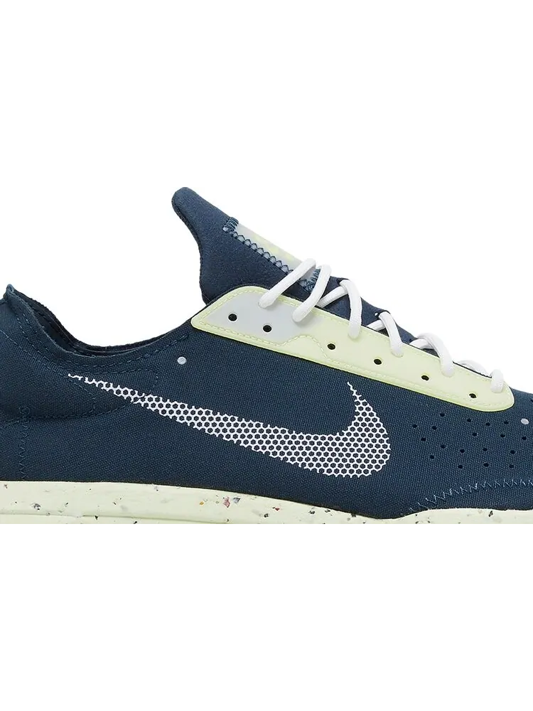 Кроссовки Nike Air Zoom-Type Crater 'Armory Navy Lime Ice' — изображение 2 из 8, синий